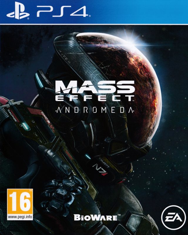 Mass Effect Andromeda box art for Playstation 4